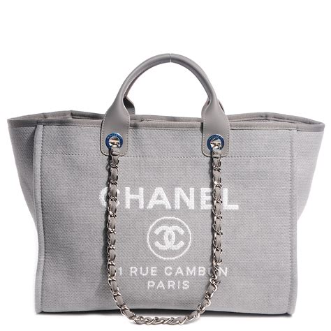 chanel shopping bag canvas